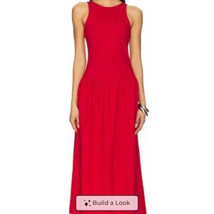 Red Sleeveless Dress